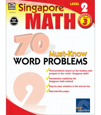 70 slovních úloh, které musíte znát, 3. třída - 70 Must-Know Word Problems, Grade 3