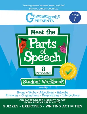 Pracovní sešit Části řeči, 1. třída - The Parts of Speech Workbook, Grade 1