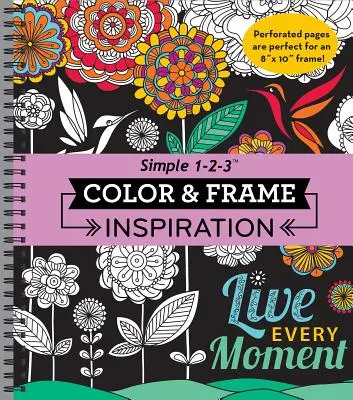 Vybarvi a zarámuj - Inspirace (Omalovánky pro dospělé) - Color & Frame - Inspiration (Adult Coloring Book)