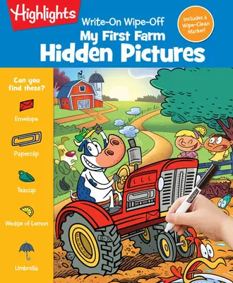 Pište a stírejte Moje první farma Skryté obrázky - Write-On Wipe-Off My First Farm Hidden Pictures