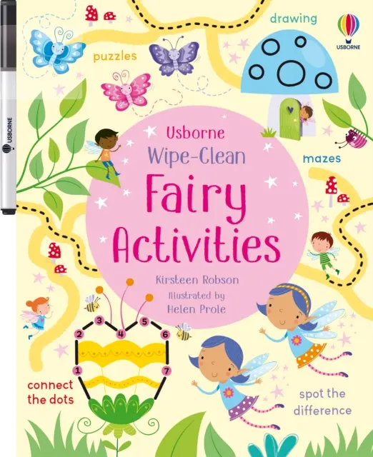 Stírací víla Aktivity - Wipe-Clean Fairy Activities
