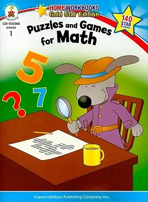 Hádanky a hry pro matematiku, 1. třída: edice Gold Star - Puzzles and Games for Math, Grade 1: Gold Star Edition