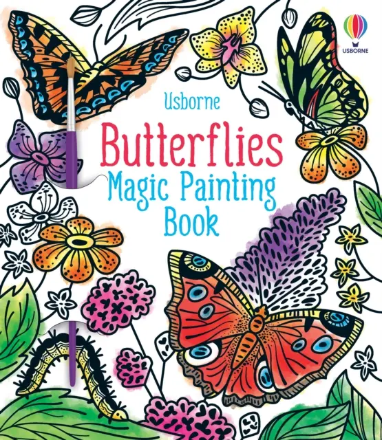 Motýli Kniha kouzelného malování - Butterflies Magic Painting Book