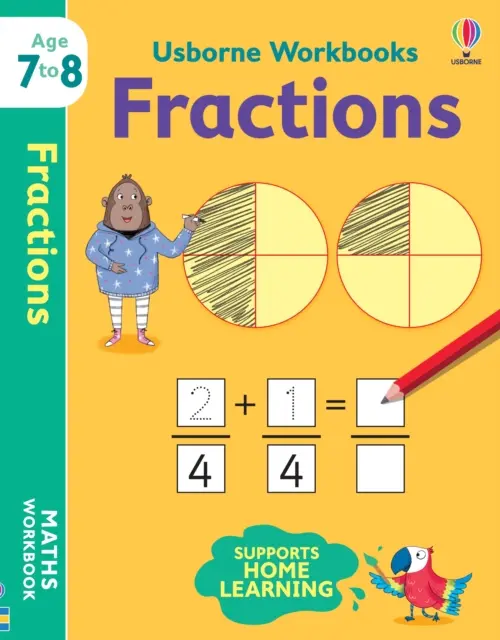 Pracovní sešity Usborne Zlomky 7-8 - Usborne Workbooks Fractions 7-8