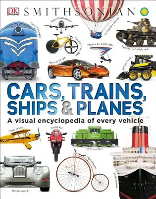 Auta, vlaky, lodě a letadla: Vizuální encyklopedie všech dopravních prostředků. - Cars, Trains, Ships, and Planes: A Visual Encyclopedia of Every Vehicle