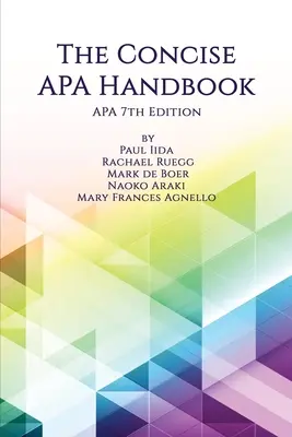 Stručná příručka APA APA 7. vydání - The Concise APA Handbook APA 7th Edition