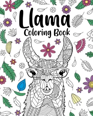 Omalovánky lamy - Llama Coloring Book