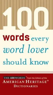 100 slov, která by měl znát každý milovník slov - 100 Words Every Word Lover Should Know