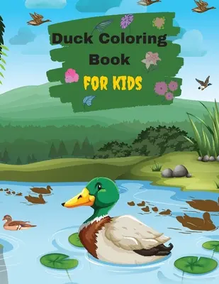 Omalovánky kachen pro děti a batolata - Ducks Coloring Book For Kids And Toddlers