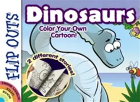 Flip Outs -- Dinosauři: Vybarvi si vlastní karikaturu! - Flip Outs -- Dinosaurs: Color Your Own Cartoon!