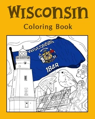 Omalovánky Wisconsin - Wisconsin Coloring Book
