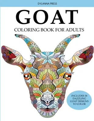 Kozí omalovánky pro dospělé - Goat Coloring Book for Adults
