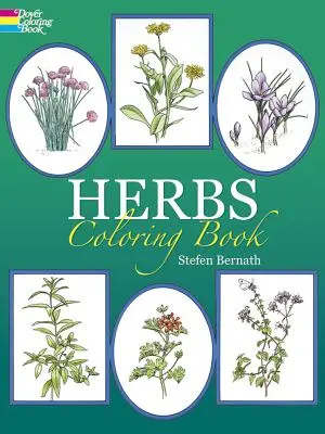 Omalovánky bylinek - Herbs Coloring Book