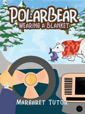 Lední medvěd nosí deku - Polar Bear Wearing A Blanket