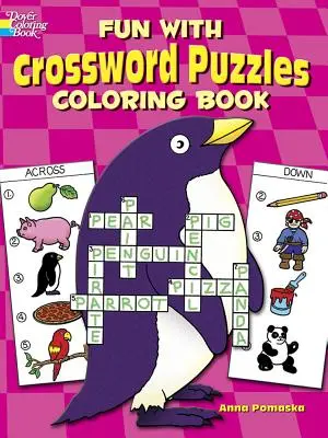 Zábava s křížovkami Omalovánky - Fun with Crossword Puzzles Coloring Book