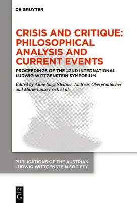 Krize a kritika: Filosofická analýza a aktuální události - Crisis and Critique: Philosophical Analysis and Current Events