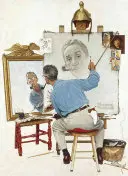 Trojitý autoportrét Normana Rockwella ze Zápisníku Saturday Evening Post - Norman Rockwell's Triple Self-Portrait from the Saturday Evening Post Notebook
