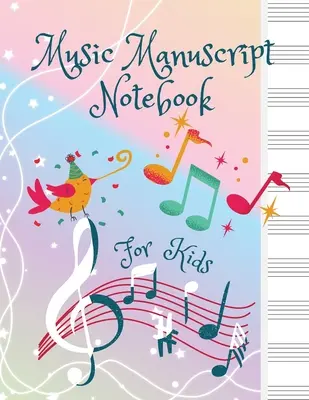 Hudební rukopisný sešit pro děti - Music Manuscript Notebook For Kids