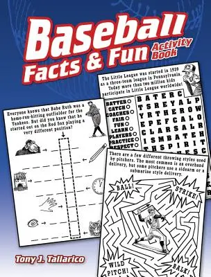 Baseballová fakta a zábavné aktivity - Baseball Facts & Fun Activity Book