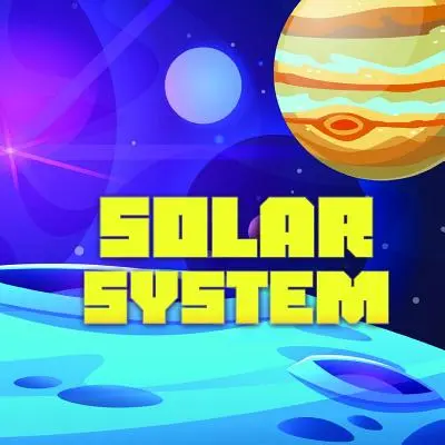 Sluneční soustava: Vesmírná knížka pro děti od 6 do 10 let s prvky k vybarvování. - Solar System: Space book for children from 6 to 10 years old with elements of coloring.