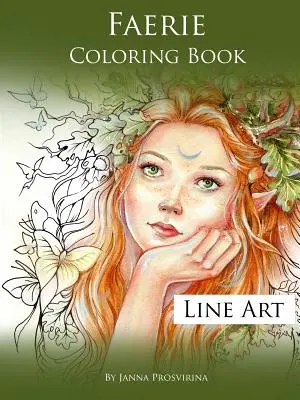Omalovánky víl: Čáry a kresby - Faerie Coloring Book: Line Art