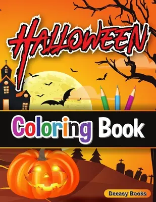 Halloweenské omalovánky - Halloween Coloring Book
