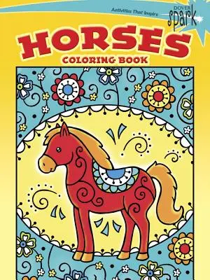 Spark Omalovánky koní - Spark Horses Coloring Book