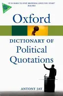 Oxfordský slovník politických citátů - Oxford Dictionary of Political Quotations