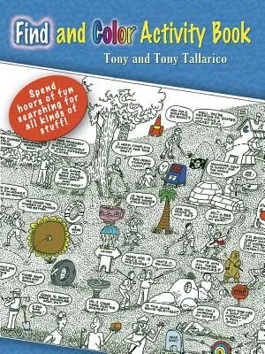 Kniha aktivit Najdi a vybarvi - Find and Color Activity Book