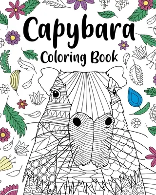 Omalovánky kapybary pro dospělé - Capybara Adult Coloring Book