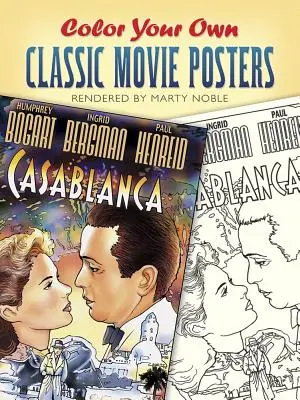 Vybarvi si vlastní klasické filmové plakáty - Color Your Own Classic Movie Posters