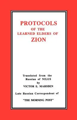 Protokoly setkání učených sionských mudrců - The Protocols of the Learned Elders of Zion