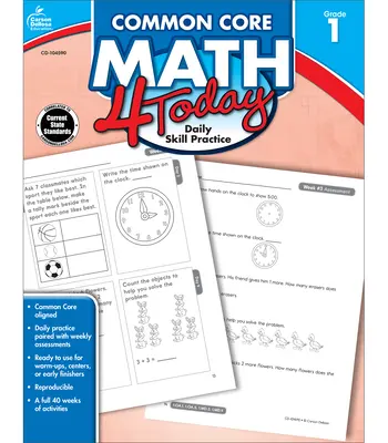 Společný základ Matematika 4 dnes, 1. třída - Common Core Math 4 Today, Grade 1