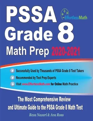 PSSA Grade 8 Math Prep 2020-2021: Příprava na test PSSA Grade 8: nejkomplexnější přehled a dokonalý průvodce testem PSSA Grade 8 - PSSA Grade 8 Math Prep 2020-2021: The Most Comprehensive Review and Ultimate Guide to the PSSA Grade 8 Math Test