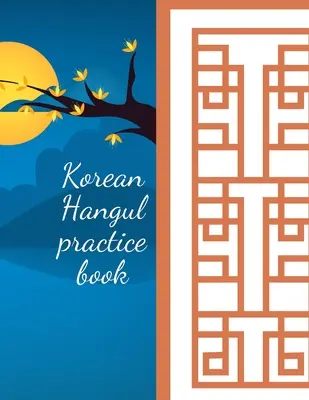 Sešit na procvičování korejštiny Hangul - Korean Hangul practice book