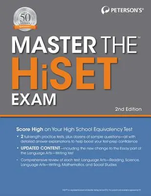 Zvládnout zkoušku Hiset, 2. vydání - Master the Hiset Exam, 2nd Edition