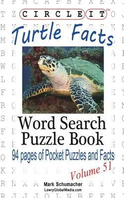 Zakroužkujte to, Fakta o želvách, Hledání slov, Puzzle Book - Circle It, Turtle Facts, Word Search, Puzzle Book