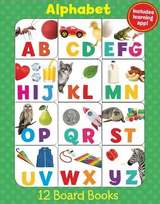 Abeceda (sada 12 knih a aplikace ke stažení!) - Alphabet (12 Book Set & Downloadable App!)