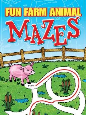 Zábavná bludiště se zvířaty na farmě - Fun Farm Animal Mazes