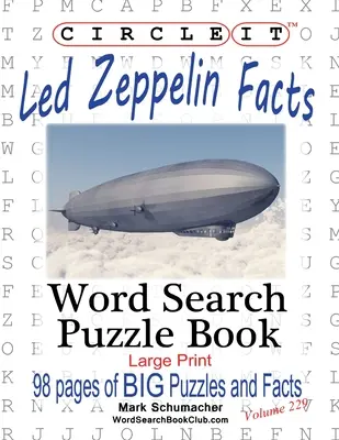 Zakroužkujte to, Fakta o Led Zeppelin, Hledání slov, Puzzle Book - Circle It, Led Zeppelin Facts, Word Search, Puzzle Book