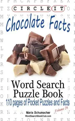 Zakroužkujte, Fakta o čokoládě, Hledání slov, Puzzle Book - Circle It, Chocolate Facts, Word Search, Puzzle Book