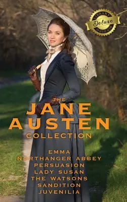 Sbírka Jane Austenové: Emma, Northangerské opatství, Persvaze, Lady Susan, Watsonovi, Sandition a kompletní juvenilie (luxusní knihovna ve vazbě). - The Jane Austen Collection: Emma, Northanger Abbey, Persuasion, Lady Susan, The Watsons, Sandition and the Complete Juvenilia (Deluxe Library Bind