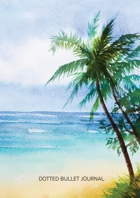 Akvarelová pláž - puntíkovaný Bullet Journal: Střední A5 - 5,83X8,27 - Watercolor Beach - Dotted Bullet Journal: Medium A5 - 5.83X8.27