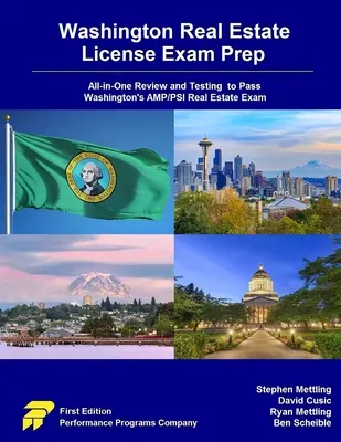 Washington Real Estate License Exam Prep: Přehled a testování vše v jednom pro úspěšné složení washingtonské zkoušky AMP/PSI Real Estate License License Exam: 2. vydání. - Washington Real Estate License Exam Prep: All-in-One Review and Testing to Pass Washington's AMP/PSI Real Estate Exam