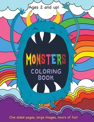 Příšerky Omalovánky pro děti od 2 let! - Monsters Coloring Book for Kids Ages 2 and Up!