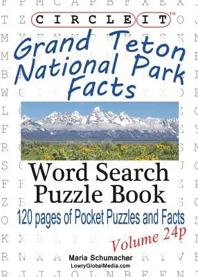 Zakroužkujte to, Fakta o národním parku Grand Teton, kapesní formát, Hledání slov, Puzzle Book - Circle It, Grand Teton National Park Facts, Pocket Size, Word Search, Puzzle Book
