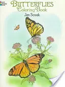 Motýli Omalovánky - Butterflies Coloring Book