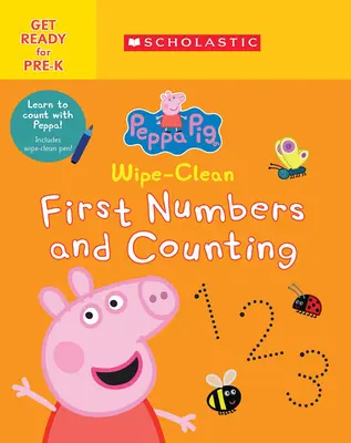 Stírací knížka První čísla a počítání (Prasátko Peppa) - Wipe-Clean First Numbers and Counting (Peppa Pig)