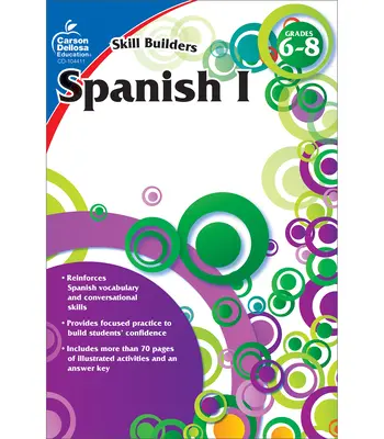 Španělština I, třídy 6 - 8 (Skill Builders), třídy 6 - 8 - Spanish I, Grades 6 - 8 (Skill Builders), Grades 6 - 8