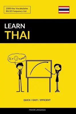 Učte se thajsky - Rychle / Snadno / Efektivně: 2000 klíčových slovíček - Learn Thai - Quick / Easy / Efficient: 2000 Key Vocabularies